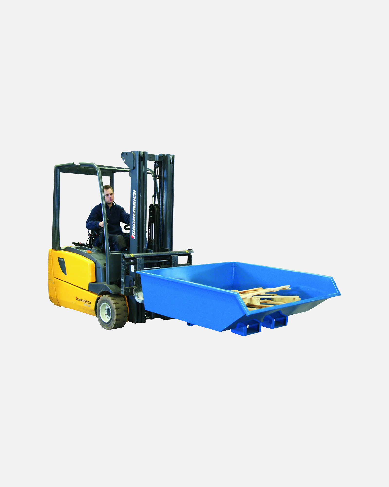 Thùng Rác Công Nghiệp Thấp 550Lít TLB55