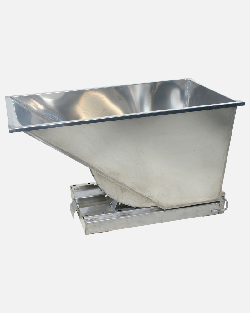 Thùng Rác Công Nghiệp Nghiêng 900Lít Inox 304 TS90